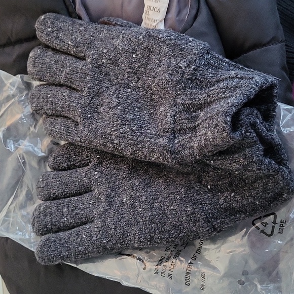 Jcrew gloves with leather palm - Picture 1 of 2